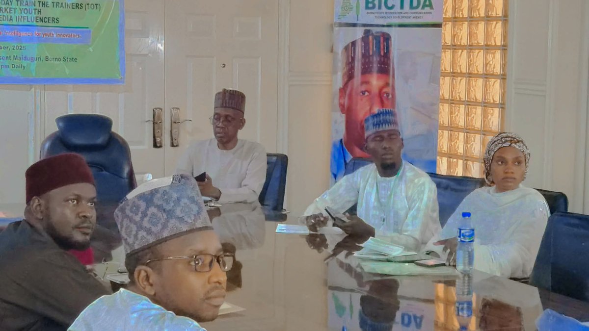 alinmama1996's tweet photo. Day2: Empowering young innovators in Borno State, the Information and Communication Technology Development Agency in collaboration with ZOA International and supported by the European Union is conducting a 'Train the Trainers' program, https://t.co/PxN3c4qDN2