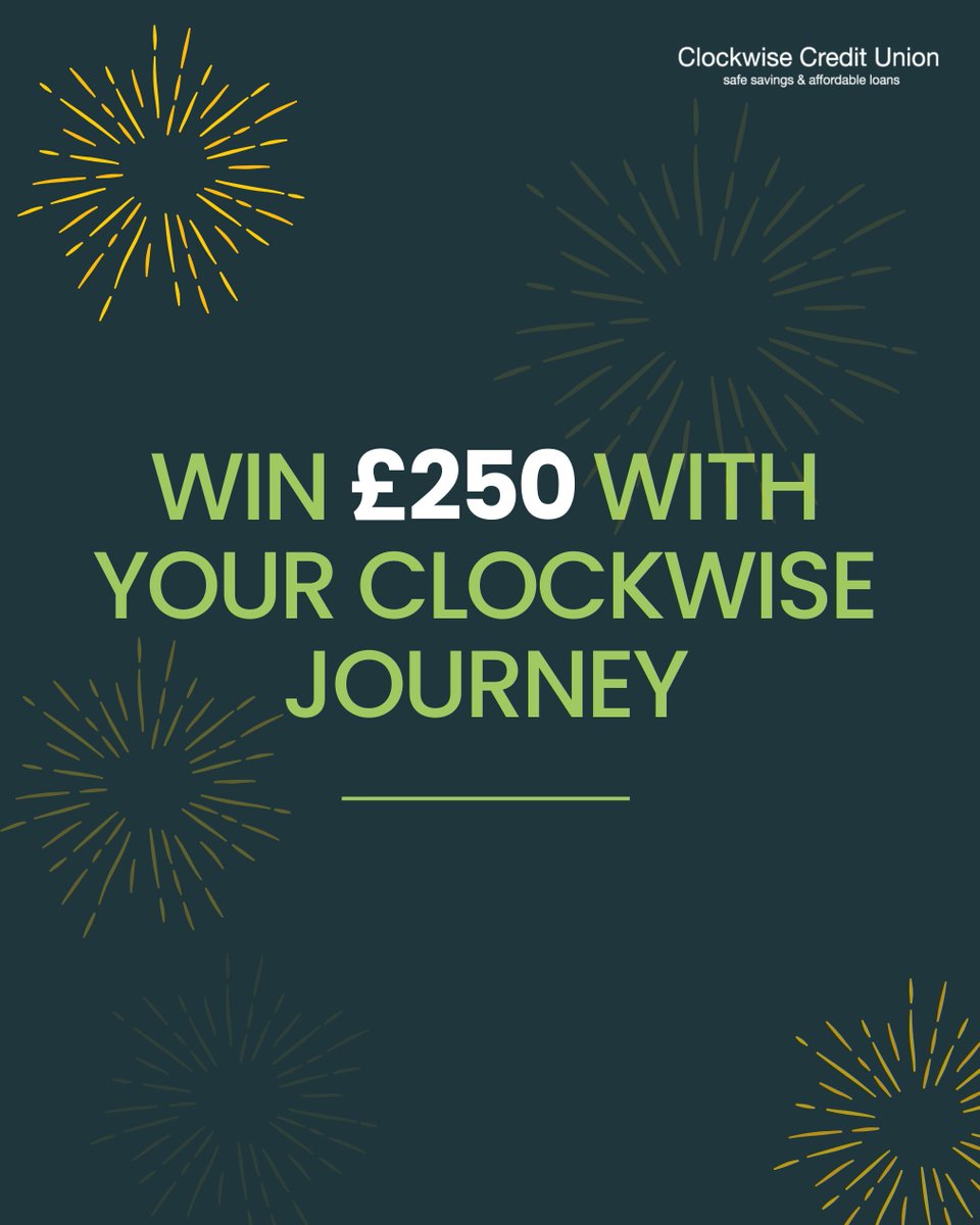 We’re inviting you to share your #ClockwiseJourney – whether it’s how we helped you save, borrow, or simply feel more in control of your money.

Here’s how to enter:

Post your story on Facebook, Instagram or X (Twitter)

Tag it with #ClockwiseJourney

That’s it!