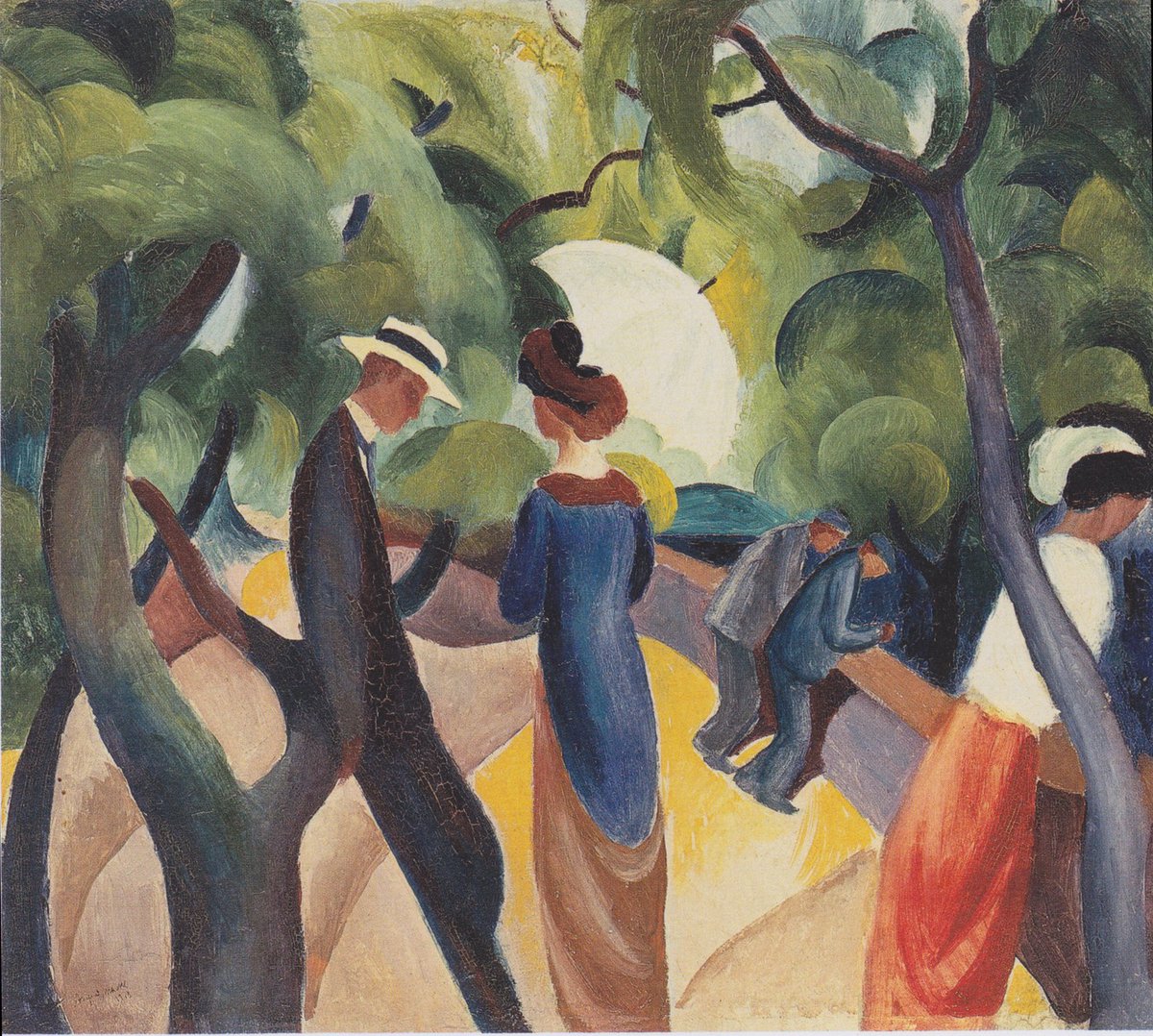 Promenade #artbots #macke