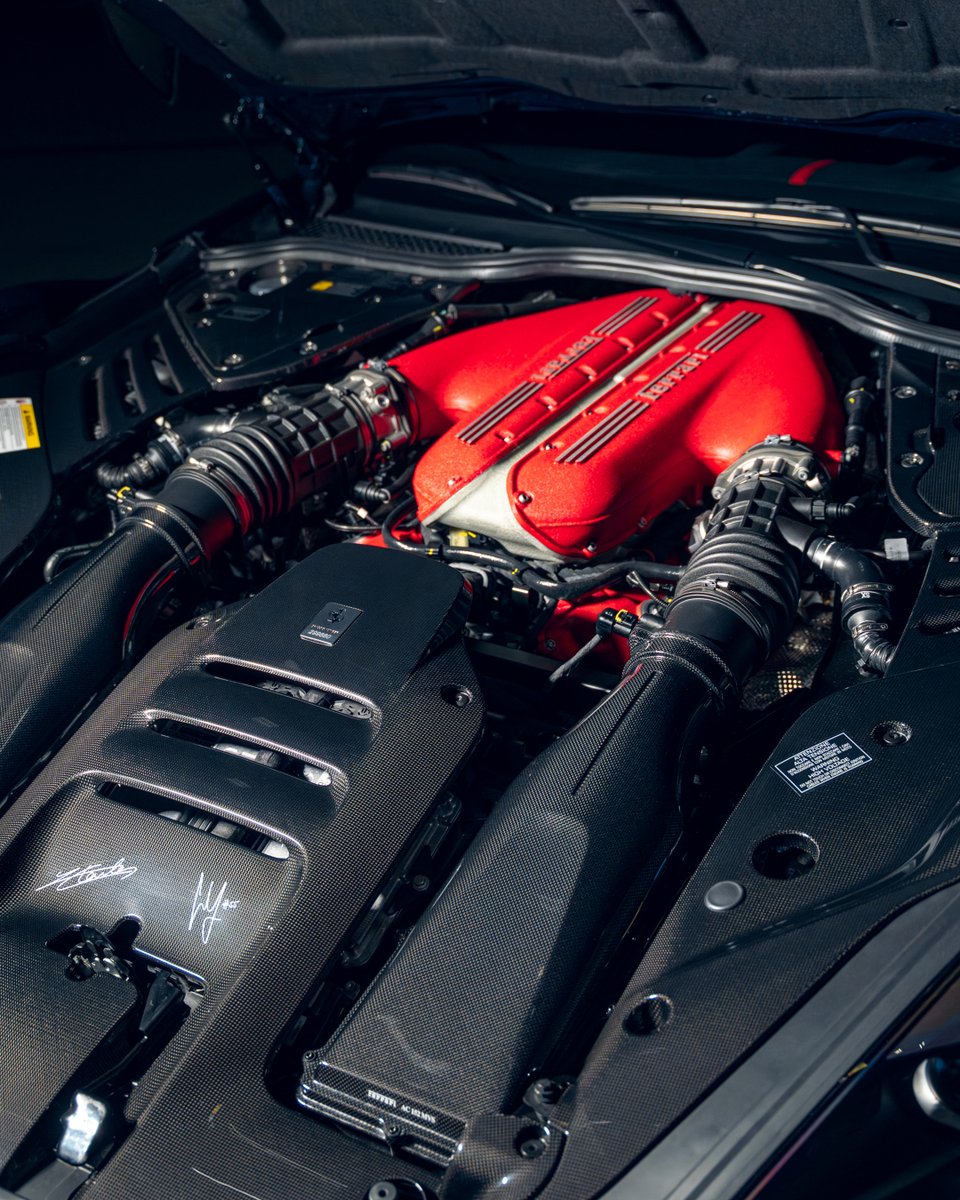 rmsothebys's tweet photo. Open-top. 819 hp. 9,500 rpm.

This Blue Pozzi 812 Competizione A shows just 106 km from new, features Argento Nurburgring accents, carbon aero, and F1 driver signatures under the hood.

Ferrari’s ultimate V12 experience. Register to bid at https://t.co/wXScVDXSzp #RMZurich 

#RMSothebys #TailoredForSpeed #Ferrari #CompetizioneA