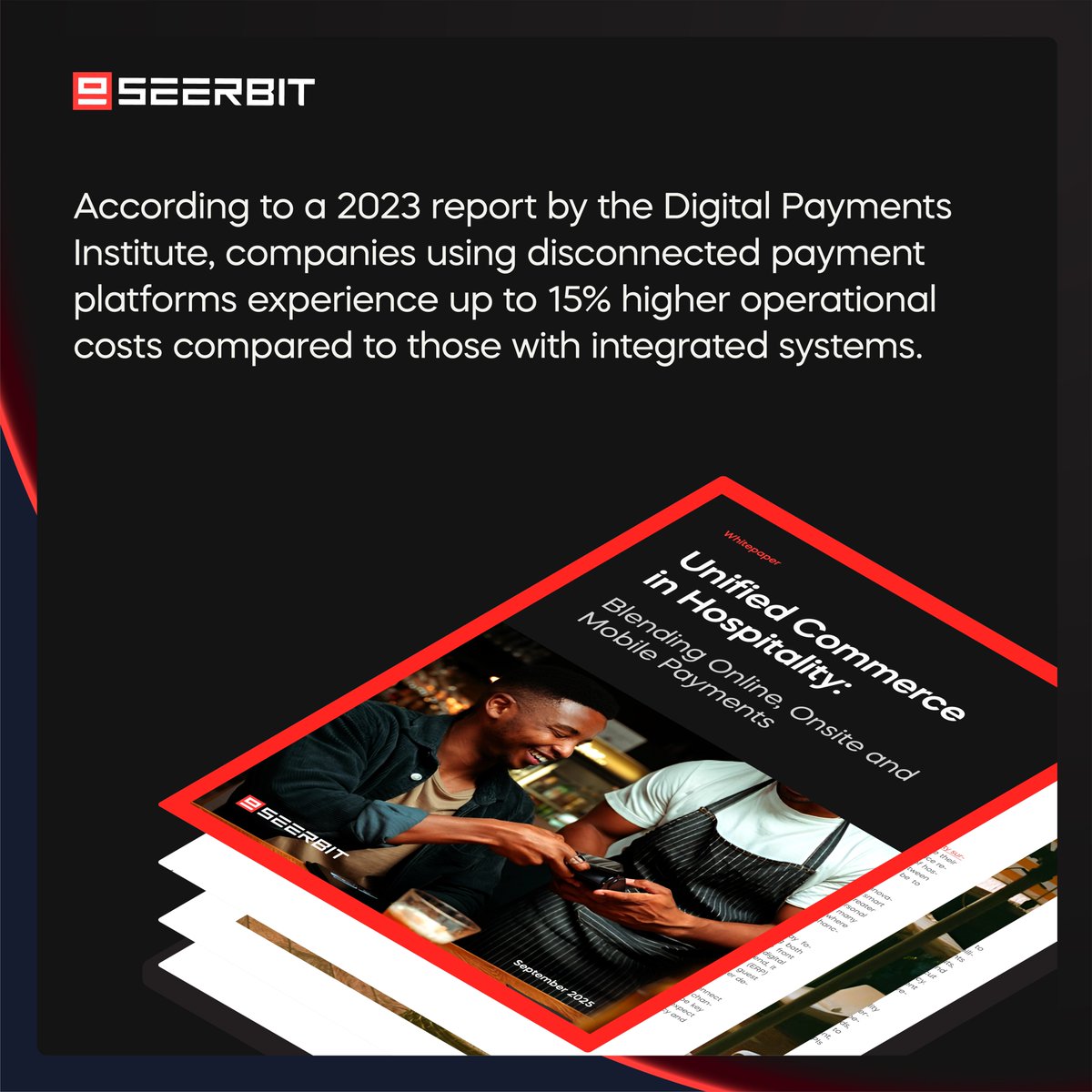 getSeerBit's tweet image. Unified Commerce represents the next chapter in hospitality innovation. It simplifies processes, delights guests, and creates scalable operations.  

Explore this transformation in our whitepaper. Click seerbit.com/white-papers/u… to download 

#whitepaper #hospitality #download