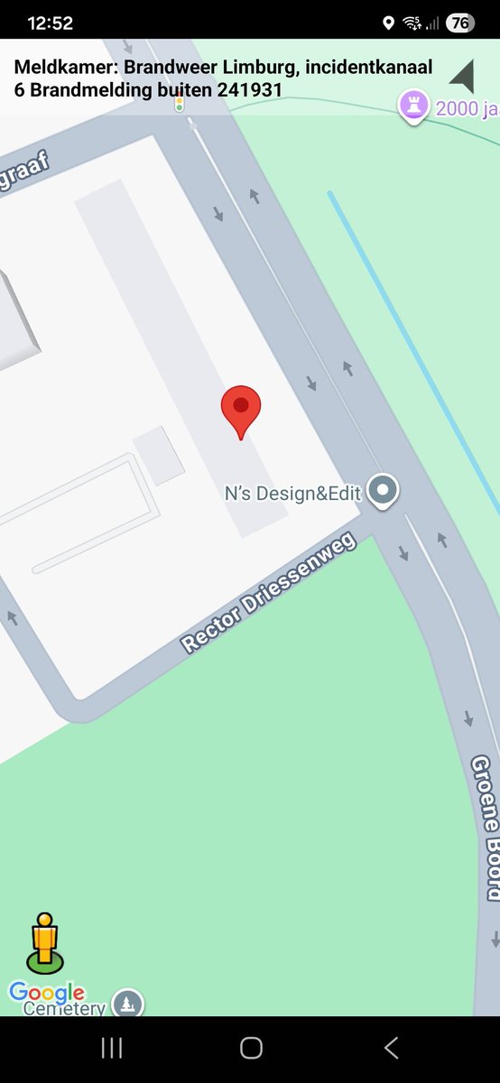 Brandmelding Buiten in Heerlen