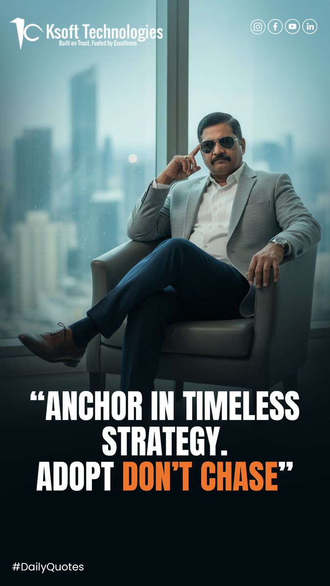 Krishna28532144's tweet image. In business, hesitation is the real risk.
Move first, think smart, and let speed be your advantage. Because certainty rarely comes—momentum always wins. #MoveFast #BusinessGrowth #EntrepreneurMindset #SpeedMatters #RiskSmart #LeadershipQuotes #DailyQuotes #BoldMoves