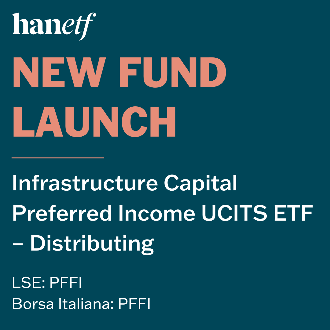 hanetf's tweet photo. We're excited to announce that the Infrastructure Capital Preferred Income UCITS ETF is now listed on @LSEplc and Borsa Italiana. The fund listed on @Xetra in September.
@InfraCap #PreferredIncome #DiversifiedIncome #IncomeGeneration #Investing #InvestmentStrategy #ETF #ETFs https://t.co/T9C1HKcqpY