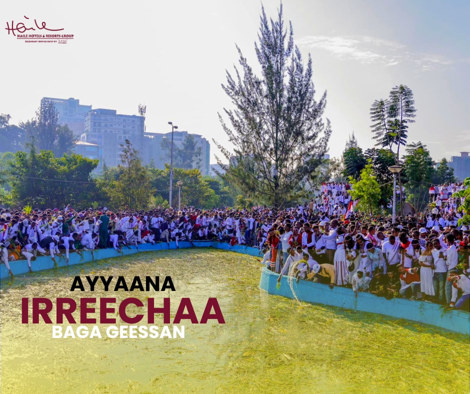 Baga Ayyaana Irreechaa bara 2018 tiif nagaan geessan.

Ayyaana Gaarii!

#hailehotelsandresortsgroup #irecha2018