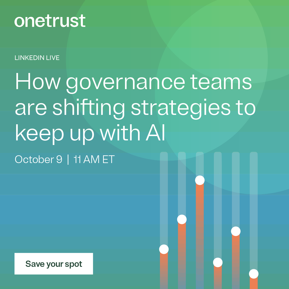 OneTrust's tweet image. 🎙️ LinkedIn Live: The 2025 AI-Ready Governance Report 🎙️

Next week, join Rebecca Evans and Brett Tarr from OneTrust as they unpack insights from 1,250 IT decision-makers across North America and Europe.

Register here: linkedin.com/events/the2025…

#AIGovernance #LinkedInLive #AI