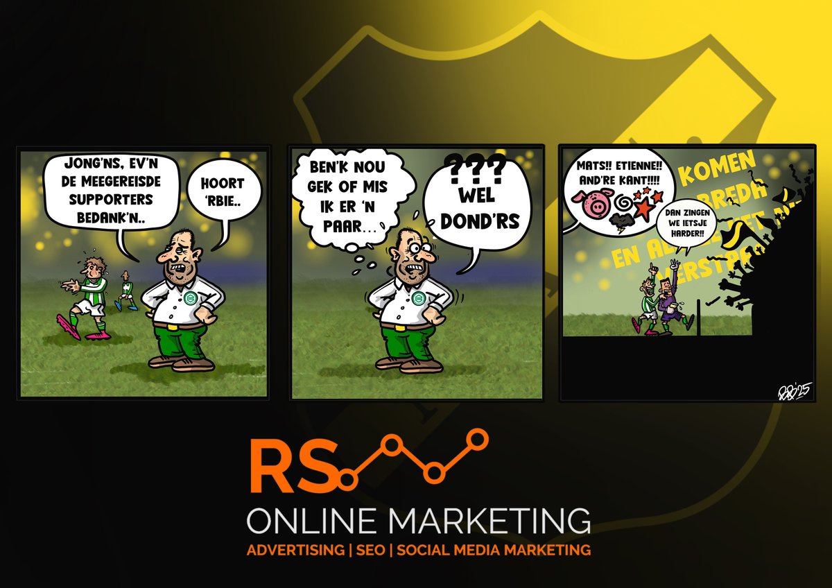 De Ratpraat cartoon van deze week wordt u aangeboden door RS Online Marketing (✍️ Bram de Bont) 

#NACpraat #NACgro
