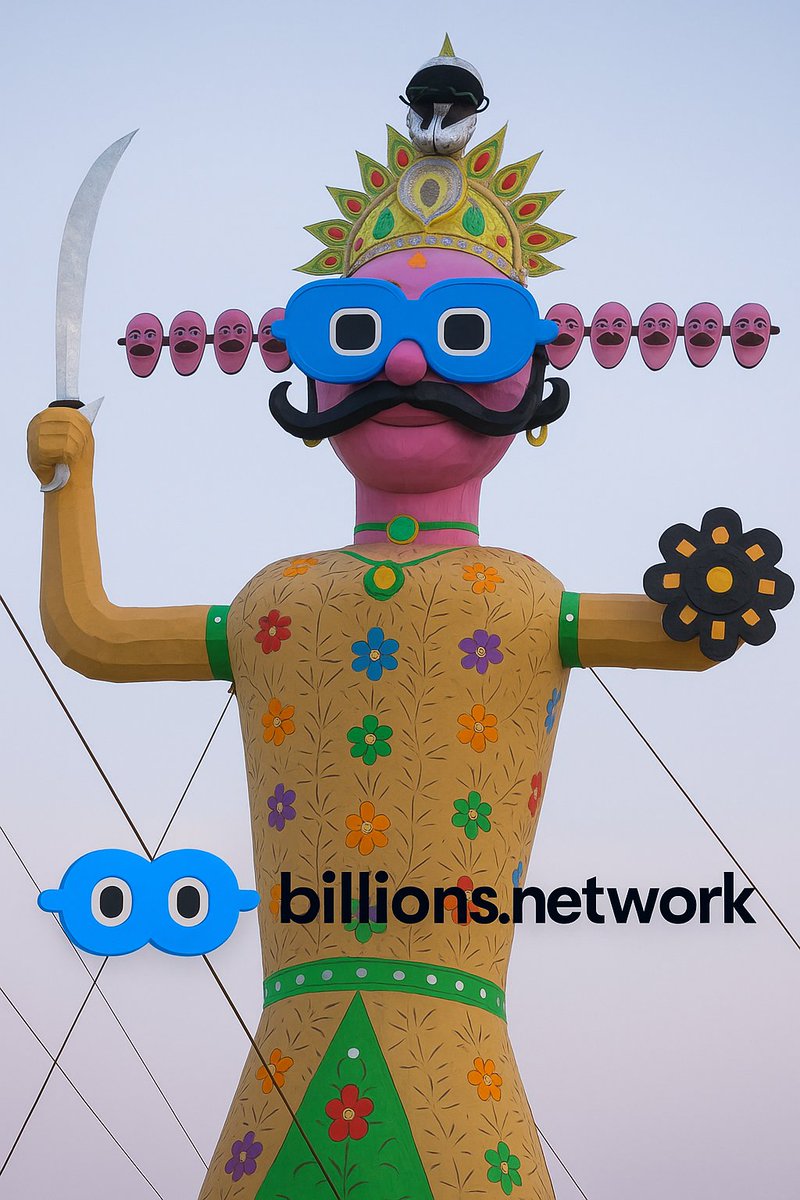 🔥 Even Ravana chooses <a href="/billions_ntwk/">Billions</a> shades
Style meets power! 😎✨
#billions <a href="/jgonzalezferrer/">Javi🥥.eth</a> <a href="/Mr__Kovacs/">Kovac</a> #Web3 #crypto #airdops #NFTs