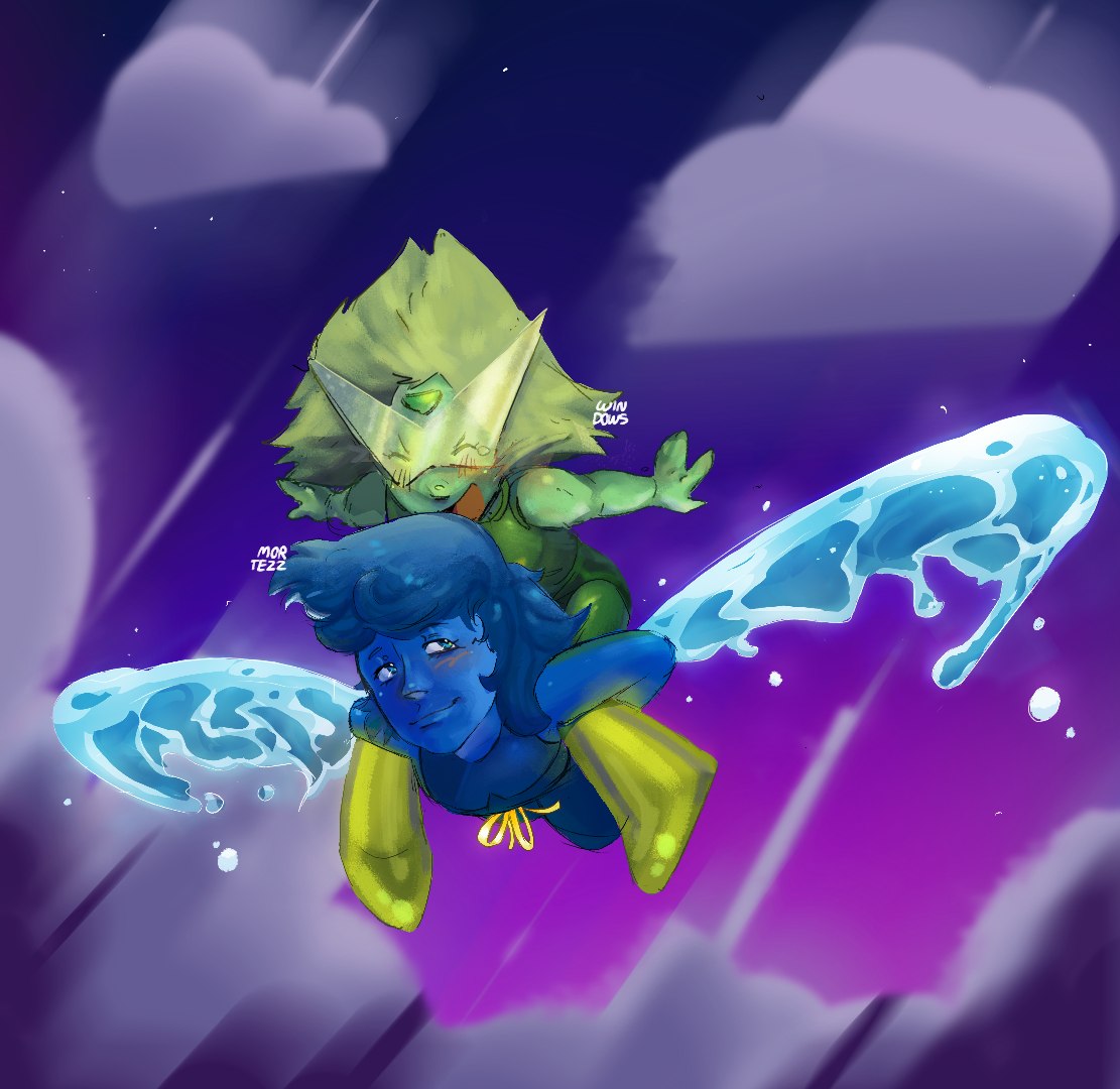 https_wind0ws's tweet image. my lesbian farmers❤❤ art collab with @MortezZonX #Lapidot #StevenUniverse