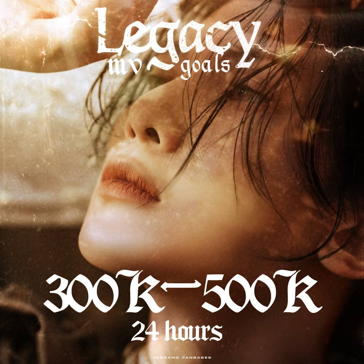 YeosangGlobal's tweet photo. 📢 LEGACY OFFICIAL MV: GOALS 

YouTube 24 HOURS: 300k - 500k

📆 04.10.25 | ⏰️ 12AM (KST)

TURN ON your notifications for the MV release! 
🔗https://t.co/JZSuHTadVR

#YEOSANG #여상 #ATEEZ #에이티즈 @ATEEZofficial https://t.co/u5ILwLP2Zz