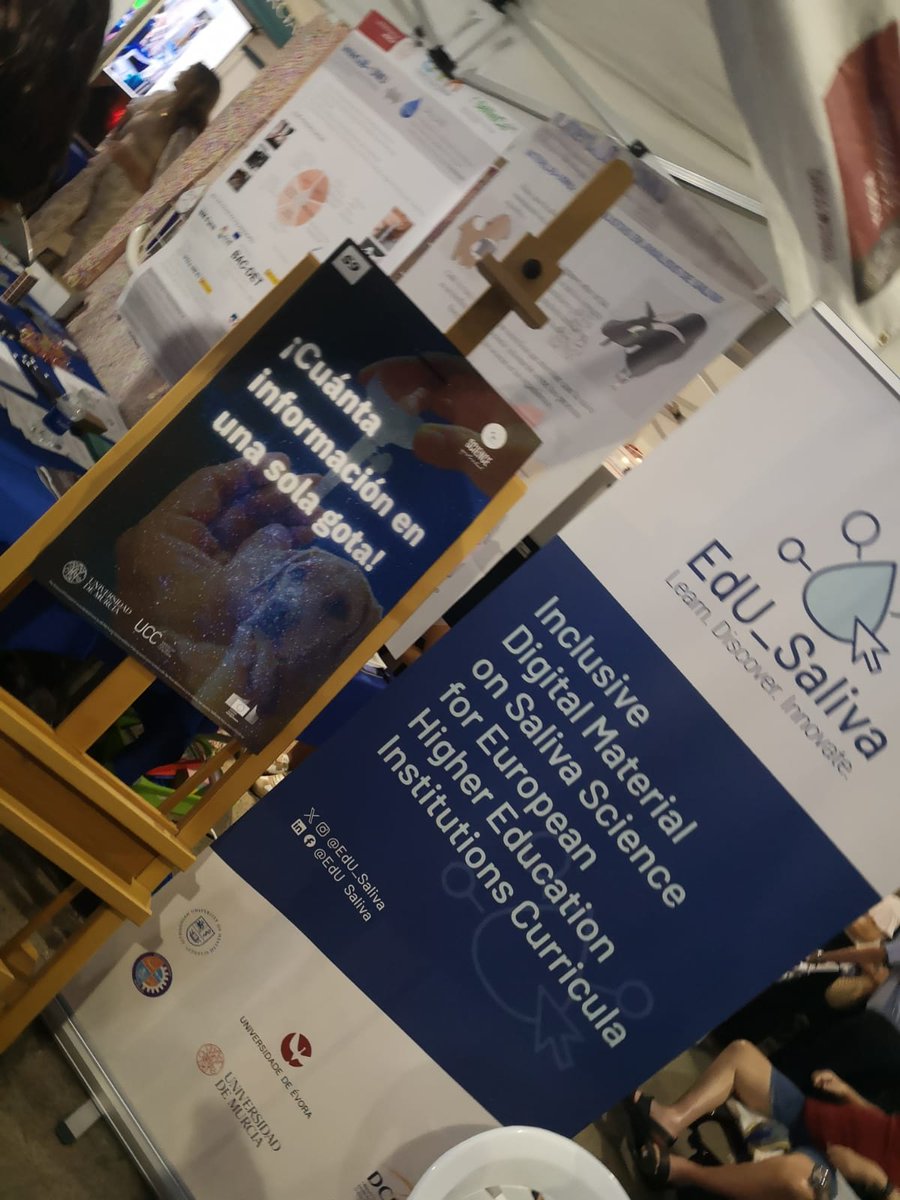 Last Friday, we joined the European Researchers’ Night <a href="/MednightEu/">Mednight</a> at  <a href="/UMU/">Universidad Murcia</a>! 🌙🧪We had a great time sharing science with the public and showing how saliva can be a powerful tool in education &amp; research. 💧 #ERN2025 #ScienceForAll