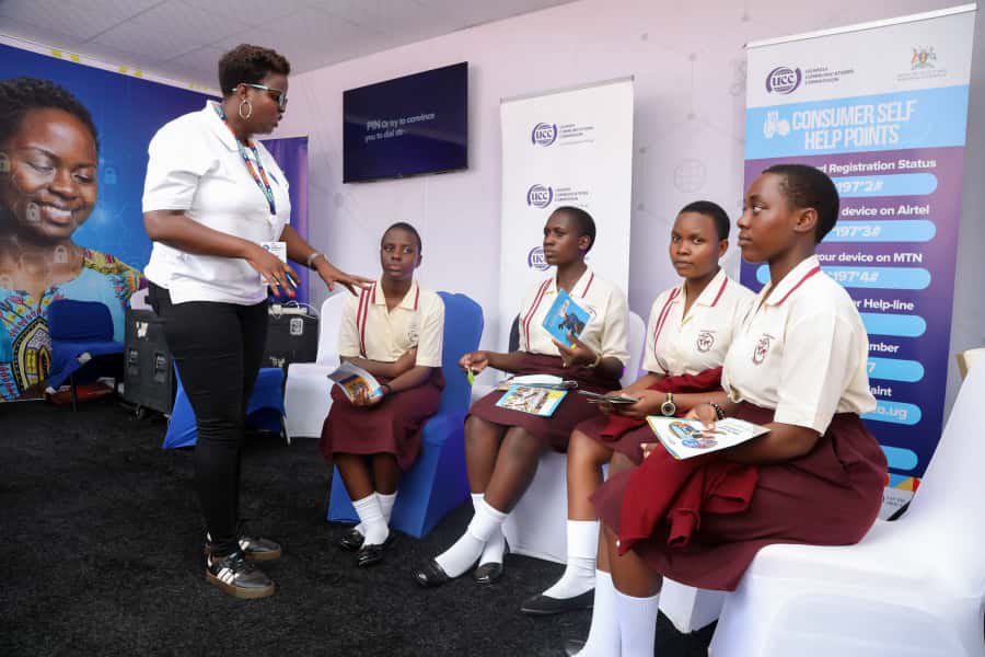 GCIC_Tech's tweet image. .@UCC_Official  is showcasing its initiatives on digital safety and e-waste management. The citizens are learning about the dangers of unsafe e-waste disposal, the impact on health and the environment, and how proper recycling can turn waste into opportunity. 
#OpenGovUg