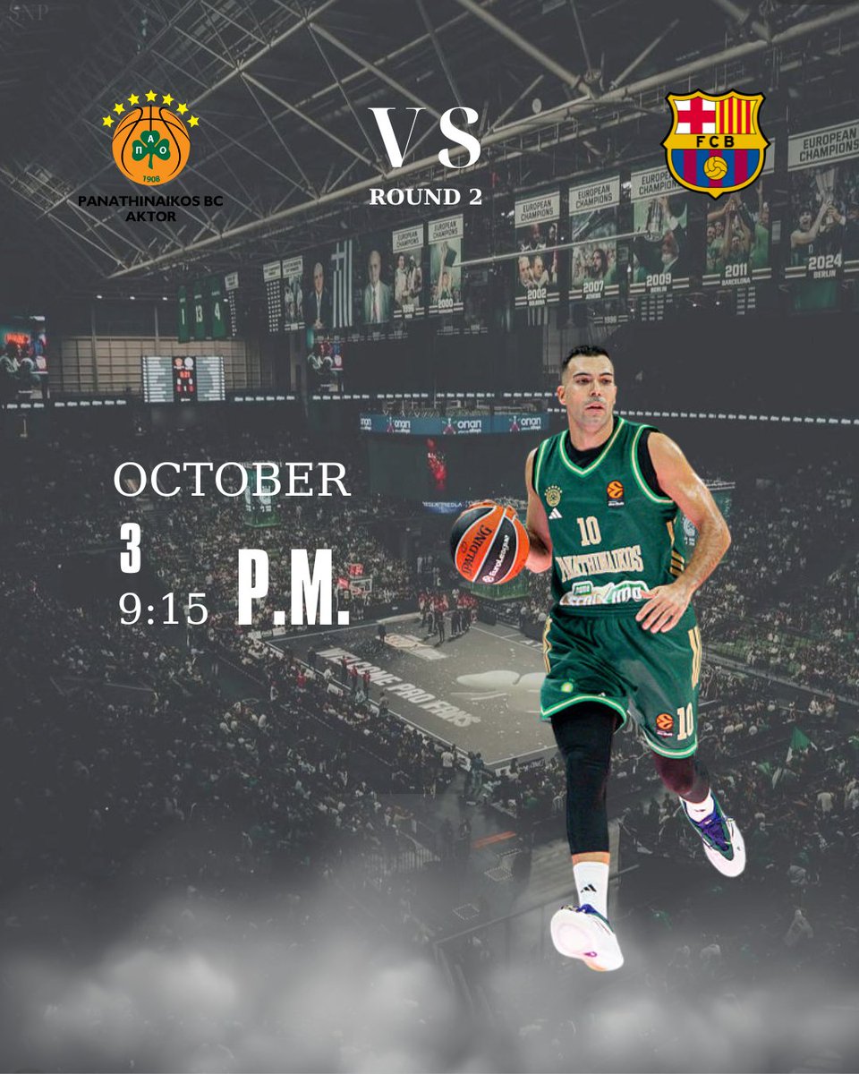 GAME DAY 🔥

#paobc #paobcaktor #barcabasket #euroleague #EuroleagueTV