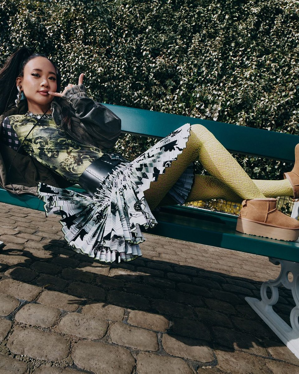 ユージー様オーダー UGGシーズン にClassic Ultra Mini Platform🤎 📸: @lilcherry314