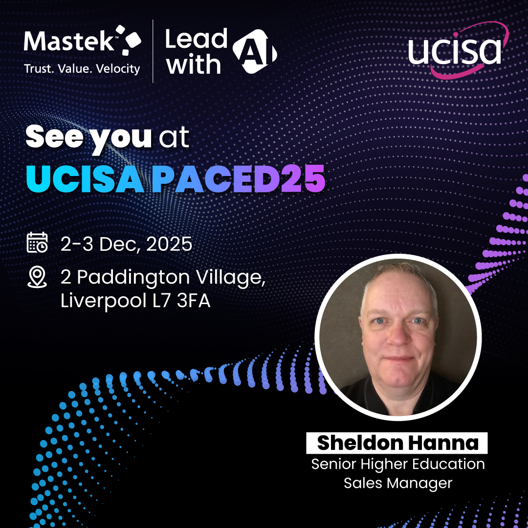 Mastekltd's tweet image. Excited to introduce our exhibitor from the Mastek team who will be at UCISA Paced 2025 on 2–3 December! #UCISA