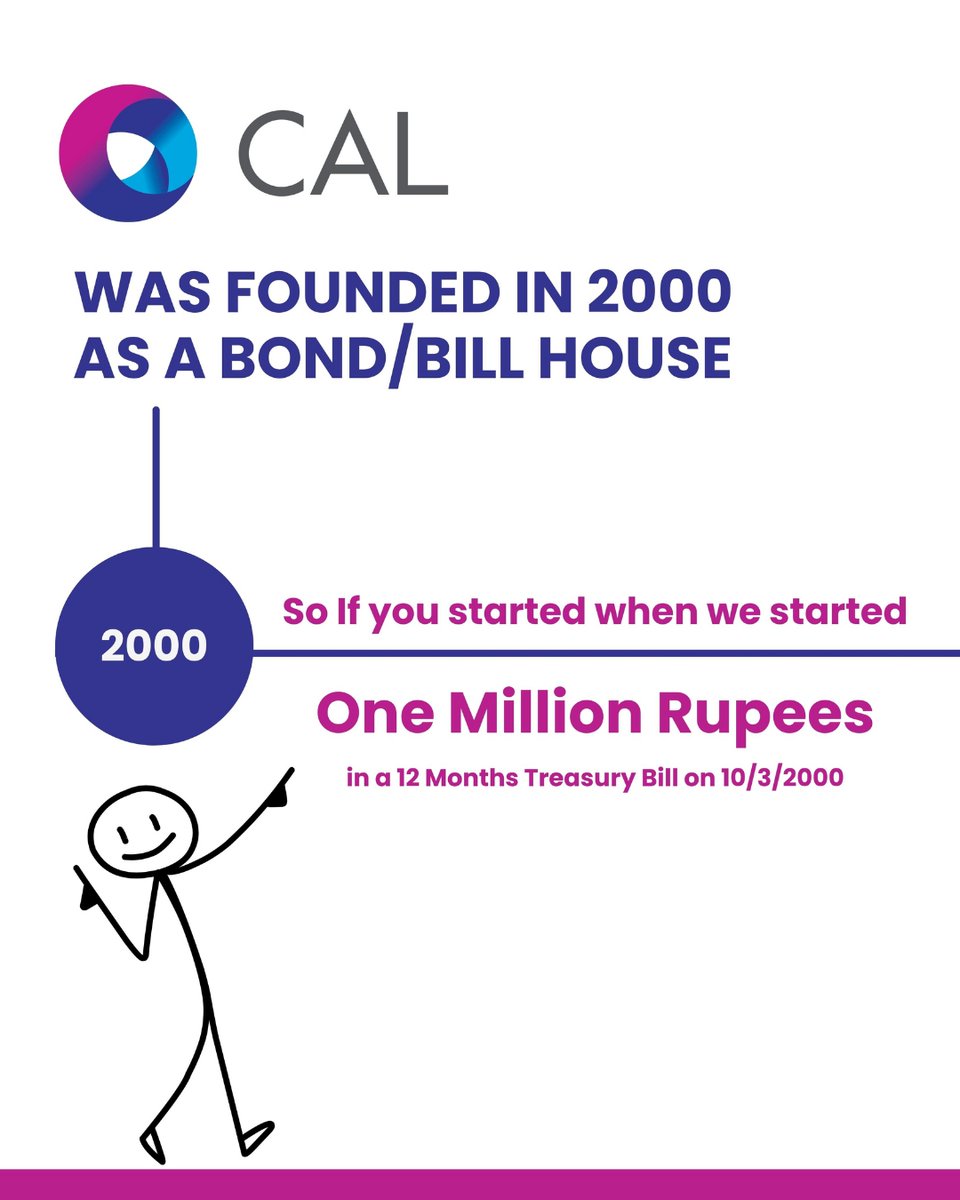 cal_lk's tweet photo. If you started when we started, you’ve been part of a 25-year journey of excellence. From our beginnings in 2000 to where we stand today, CAL has grown with you, for you.
#CAL25 #25YearsOfExcellence #YourPartnerInFinancialFreedom #InvestSmart https://t.co/2Y9Ol9wQ2A