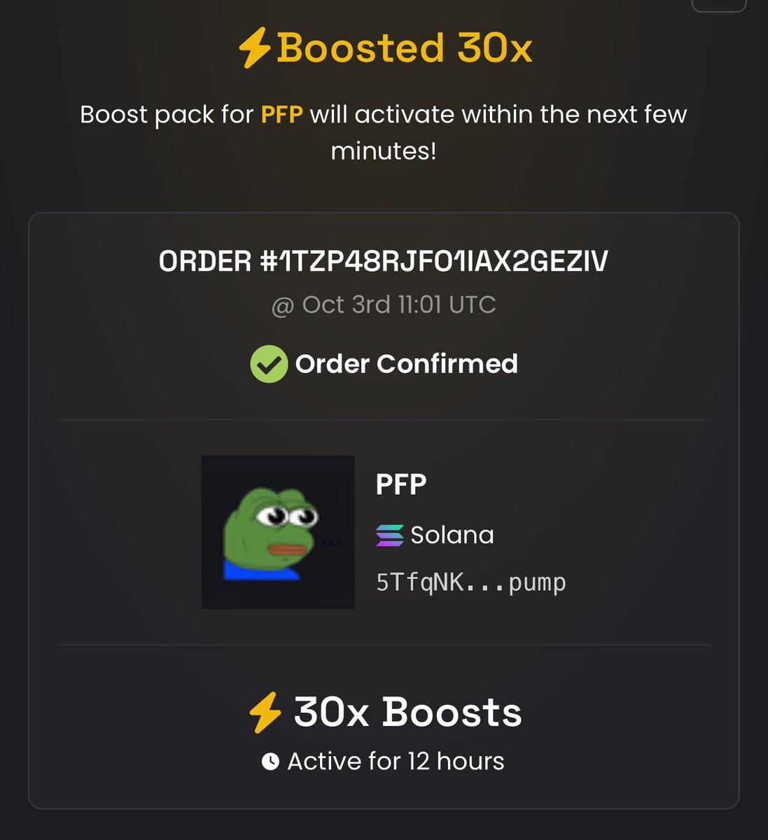 Armoskii's tweet photo. Just threw in 2 30xs boosts since our old ones expired https://t.co/JQFlNW7OoB