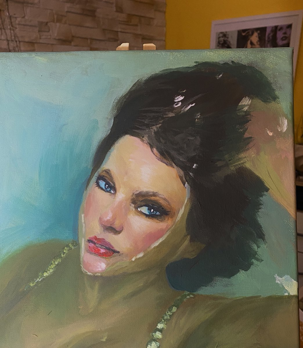 Painting the Mona Lisa while listening to The Life of a Showgirl #TaylorSwift #thelifeofashowgril <a href="/taylornation13/">Taylor Nation</a> <a href="/taylorswift13/">Taylor Swift</a>