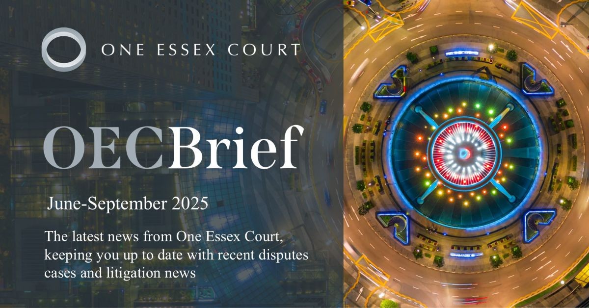 The June-September 2025 edition of OECBrief has been released and can now be viewed at oeclaw.co.uk/news/newslette…. 

To register to receive future editions via email, please contact llister@oeclaw.co.uk to subscribe.