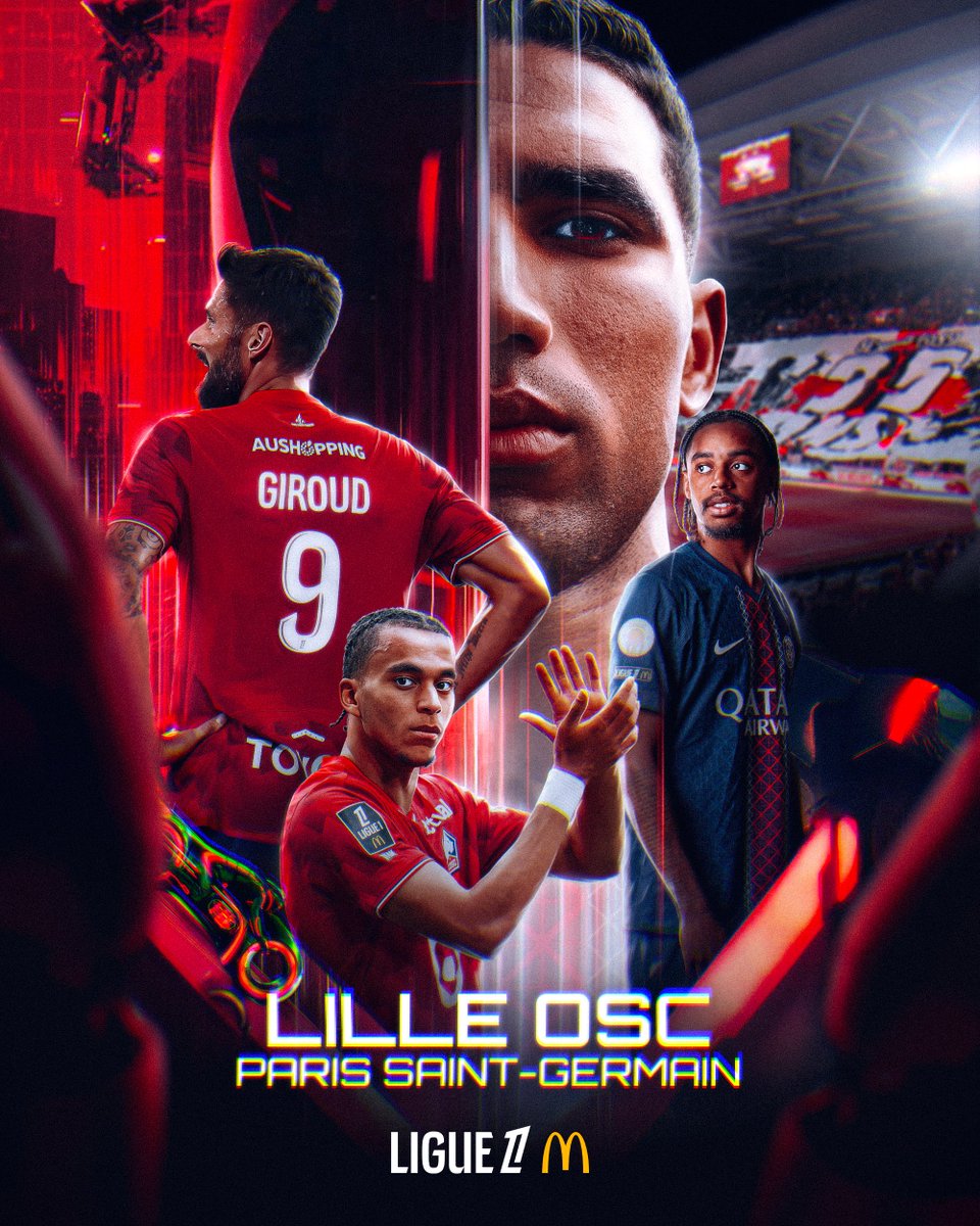 Ligue1_POR's tweet image. Um verdadeiro jogo de titãs!
De um lado, a força e garra dos Dogues. Do outro, a magia e estrela dos Parisienses. 🔥