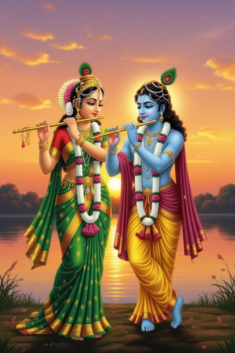 💞जय श्री राधे राधे💞

राधा और कृष्ण का प्रेम सृष्टि का सबसे पवित्र और अमर प्रेम है, जिसमें केवल समर्पण और भक्ति की मधुरता है।
 उनका मिलन हमें यह संदेश देता है कि सच्चा प्रेम ईश्वर तक पहुँचने का मार्ग है। 🌼✨

‼️🙏🦚जय श्री राधे कृष्ण 🦚‼️
        🍵❤️#शुभ_संध्या❤️🍵
