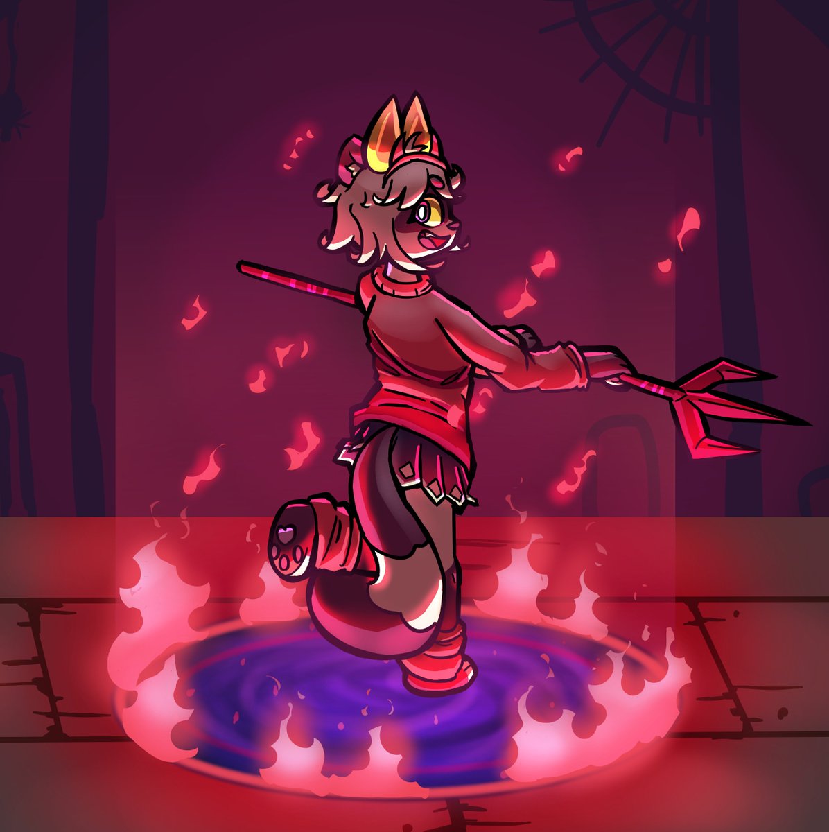 Part time demon for the day.