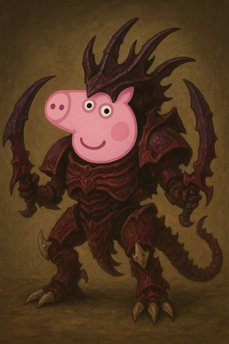 theofromua's tweet image. Draw Peppa Pig as Hive Tyrant of WarHammer 40000
#gptchat #PeppaPig #w40k #tyranid