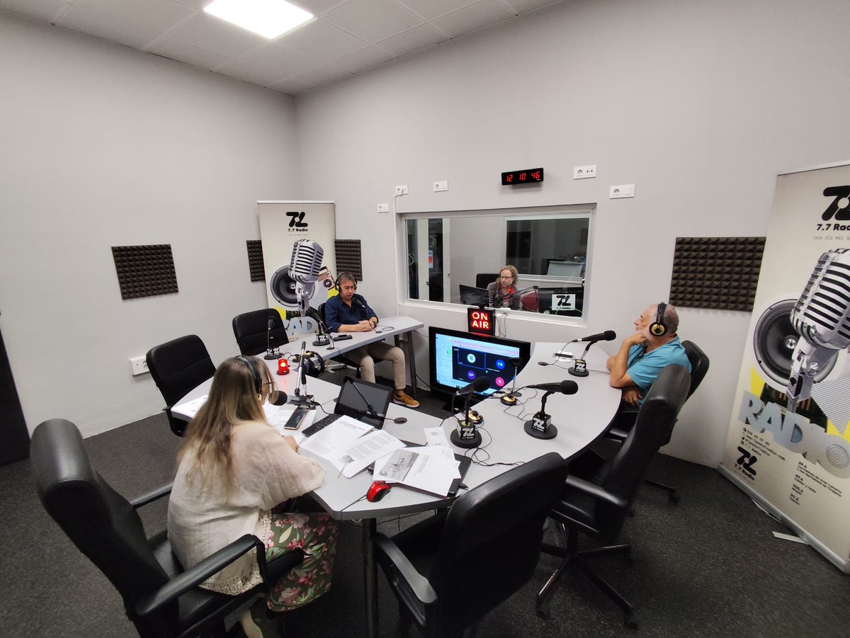 Hoy tenemos tertulia turística en el programa Centro Urbano con Gustavo Méndez, Antonio Pérez, Ricardo Fernández de la Puente, David Pérez, Ashish Bhagtani, Carlos Betencur de 11:30 a 12:30h 7.7 Radio 89.6 FM 📷 y 7punto7radio.com 📷