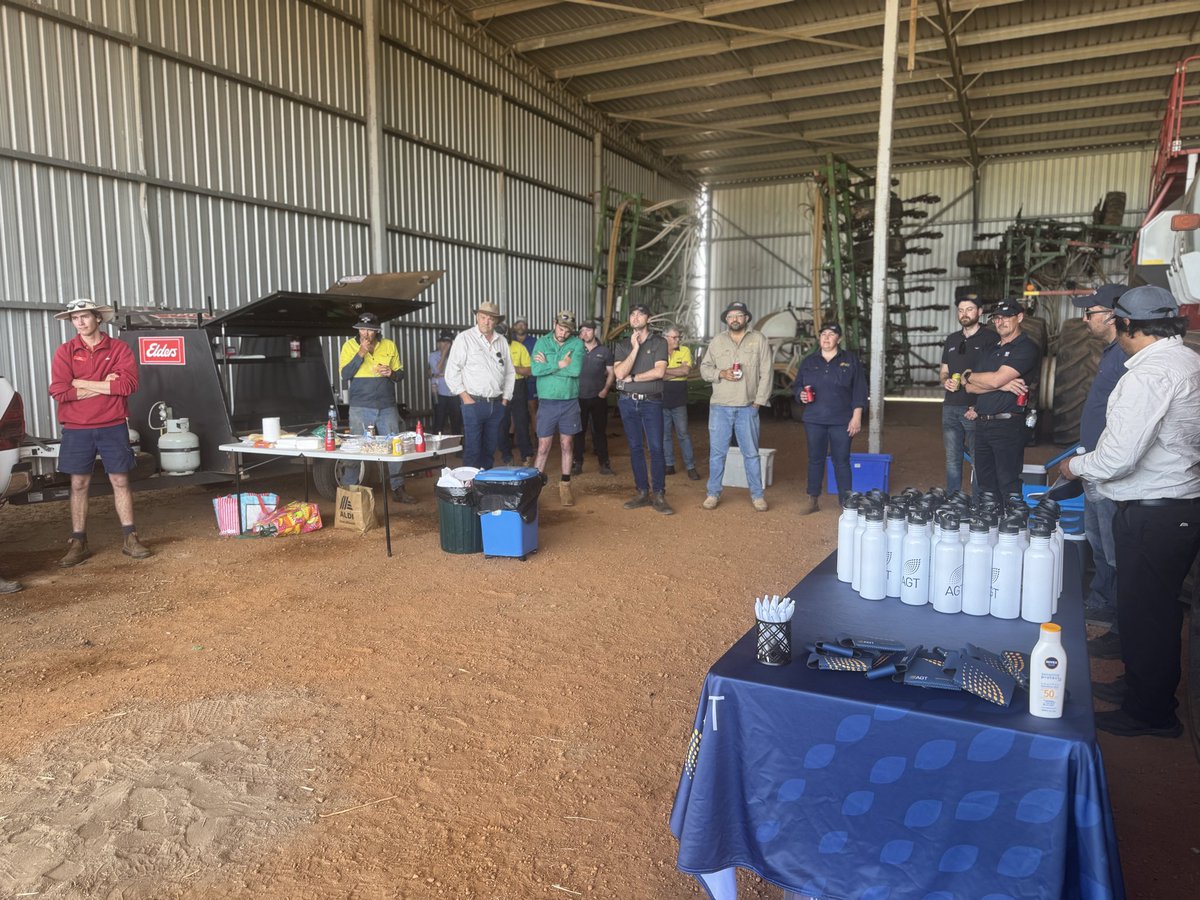It was good to host <a href="/Curtinagri/">Curtin Agriculture Association</a> students and local farmers &amp; agronomists at the <a href="/agtbreeding/">AGT</a> Northam Cereals breeding site.
