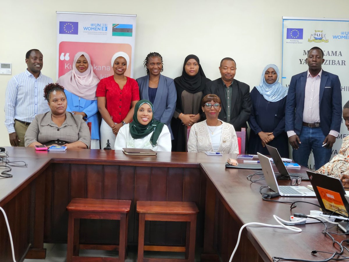 unwomentanzania's tweet photo. Strong commitments > Bold progress > A better future #ForAllWomenAndGirls. 

With support from UN Women and @EUinTZ, Tanzania has concluded a 3-day session to advance its 9th & 10th Convention on the Elimination of All Forms of Discrimination Against Women reports. 

Reflecting on progress, confronting gaps, and reaffirming 🇹🇿's commitment to advancing women's rights, equality and empowerment.