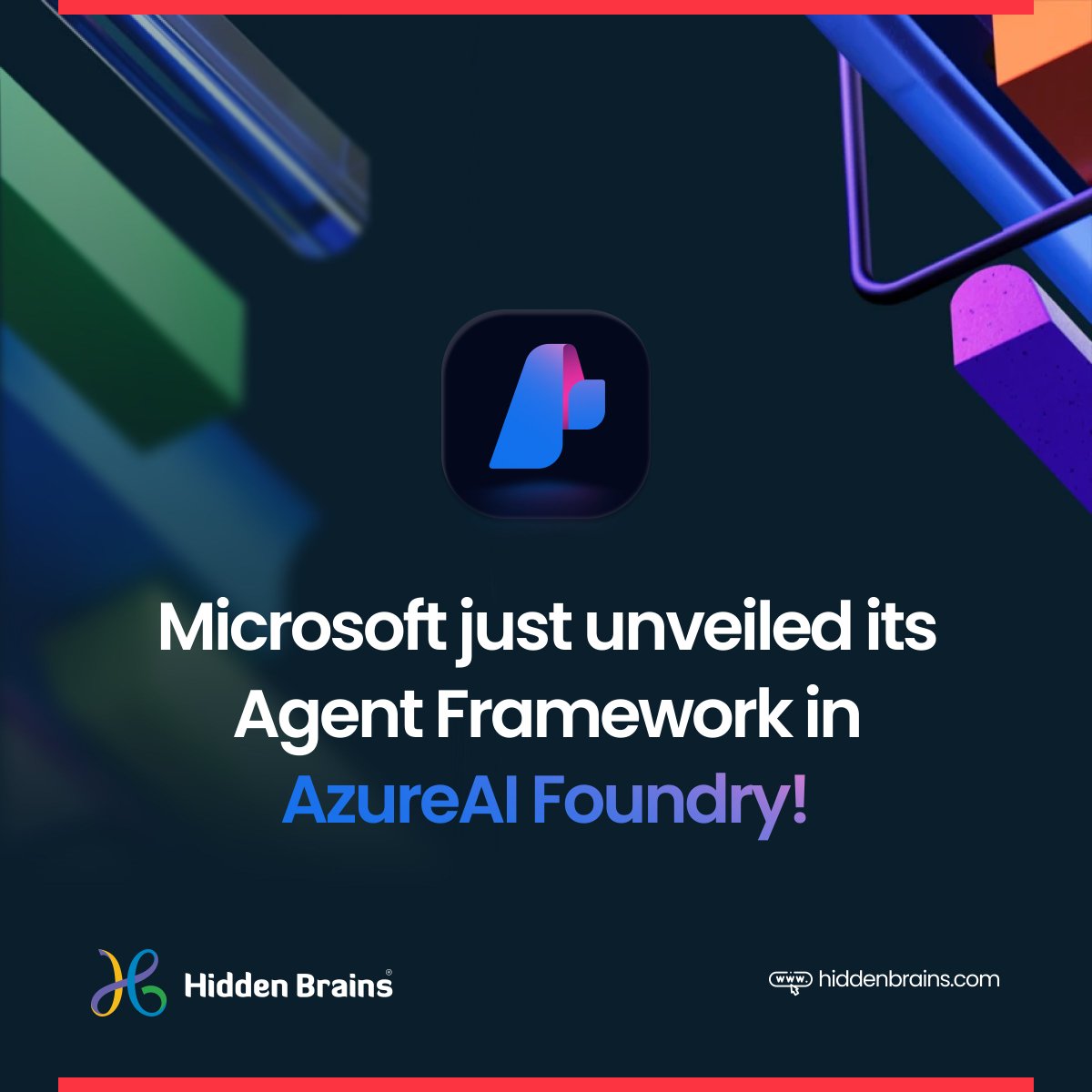 HiddenBrains's tweet image. Do you know?

Microsoft just unveiled its Agent Framework in #AzureAI Foundry!

Designed to simplify building, observing &amp;amp; governing multi-agent #AIFramework at scale, it’s a big leap for responsible #AgenticAI adoption.

#MicrosoftAI #TechNews #HiddenBrains