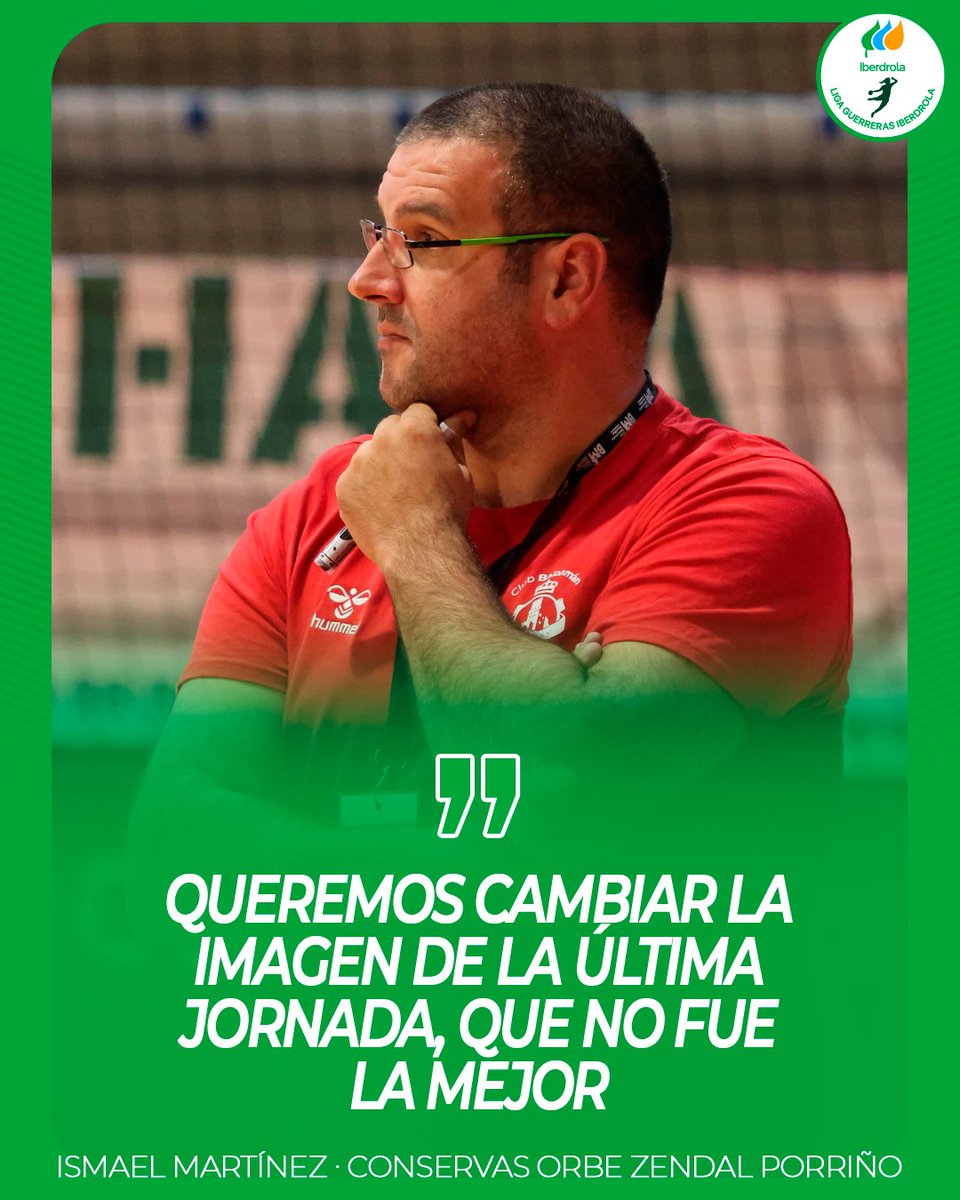 🟢 Ismael Martínez, en la previa del #PartidoEstrella

🎙️ "𝑄𝑢𝑒𝑟𝑒𝑚𝑜𝑠 𝑐𝑎𝑚𝑏𝑖𝑎𝑟 𝑙𝑎 𝑖𝑚𝑎𝑔𝑒𝑛 𝑑𝑒 𝑙𝑎 𝑢́𝑙𝑡𝑖𝑚𝑎 𝑗𝑜𝑟𝑛𝑎𝑑𝑎, 𝑞𝑢𝑒 𝑛𝑜 𝑓𝑢𝑒 𝑙𝑎 𝑚𝑒𝑗𝑜𝑟"

👉 Entérate de todo en rfebm.com

#️⃣ #Balonmano