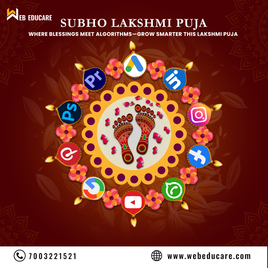 webeducare's tweet image. ✨Shubho Lakshmi Puja from Web Educare

At Web Educare, we believe true wealth lies in knowledge, skills, and digital empowerment.

📞+91 7003221521
🌐webeducare.com

#WebEducare #DigitalMarketing #SEOCourse #GraphicDesign #WebDesign #SocialMediaMarketing  #DigitalSkills