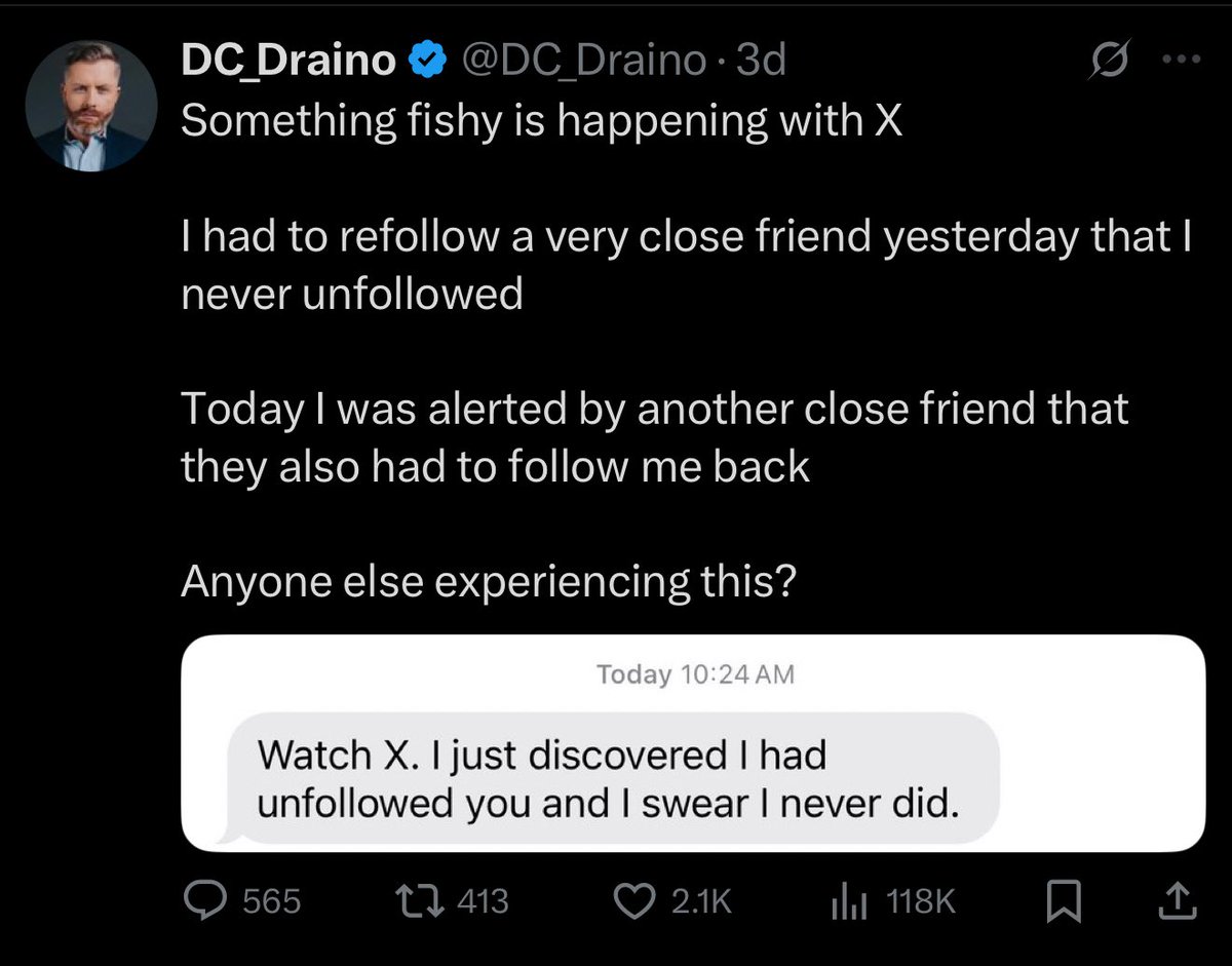 I guess this glitch is still around. We’ve been asking X to address it for years.