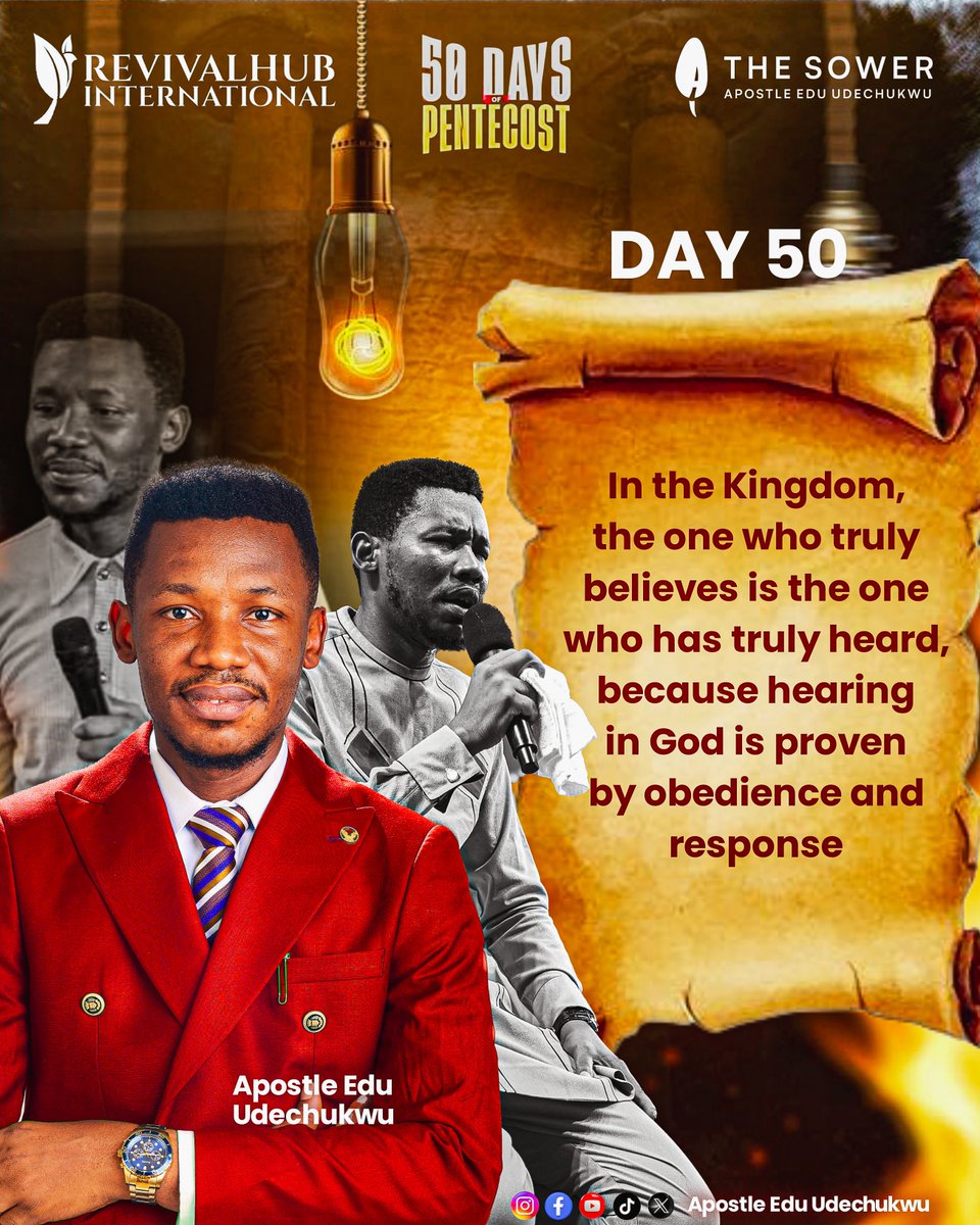 EduUdechukwu's tweet photo. Excerpts from Day 50 of 50 Days of Pentecost Discipleship and Retreat.
#apostleeduudechukwu #apostleeduteaching
#AEU
#50Daysofpentecost https://t.co/iZGNhXqUE1