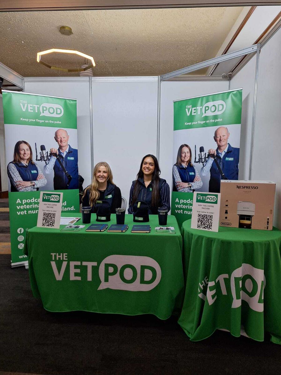 📍 Live from VetIreland25!
Hannah and Otijia are on the Vet Pod stand—drop by, say hello, and enter our competition to win a coffee maker ☕
All you need to do is sign up for a free trial. Easy!
#VetIreland25 #VetPod #CompetitionTime #CoffeeLovers #FreeTrial