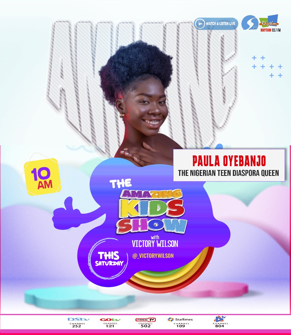nigerianteenorg's tweet photo. Tune in tomorrow by 10am to watch The Nigerian Teen Diaspora 2025👑 @t.feyisayo_26 on the Amazing Kids Show with @_victorywilson live on @silverbirdtv
Don't miss out!!!
.
.
.
.
.
.
#thenigerianteenorg #redefiningbeauty #tnt #thenigerianteendiaspora #queening #mediaround https://t.co/rCOoWVIaWT