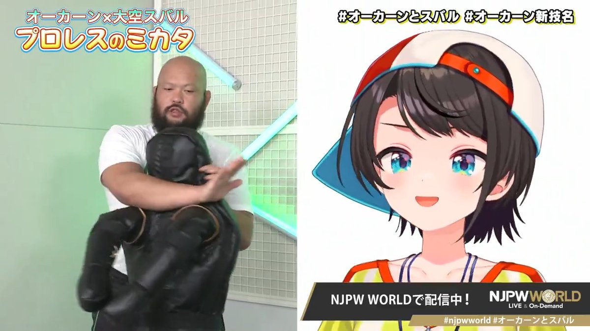 🚑プロレスのミカタ🚑 オーカーン選手とVTuber大空スバルさんのトーク