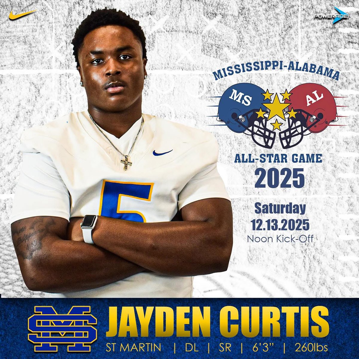 StMartinHighSc1's tweet image. Congratulations Jayden Curtis on being named to the MS/AL All Star Game! #thecolony