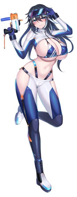 おまけで全身図
普通のビキニより露出は少ないけど普通のビキニより恥ずかしい気がする衣装いいよね 