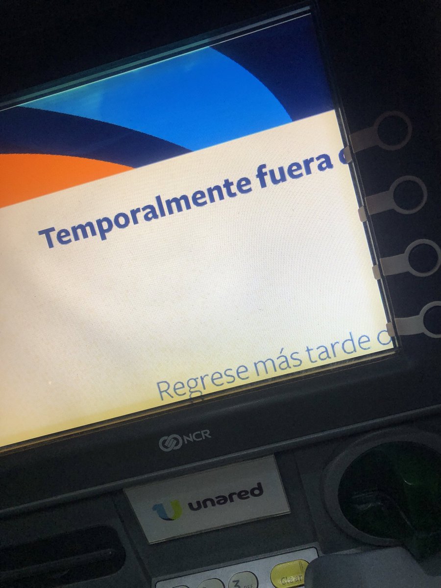 titospeed's tweet photo. me pare en el cajero de la loteria nada, baje al del atras del congreso nada el de la gasolinera frente a edesur en la romulo y nada, la texaco de pinturas nada, la texaco de la prolongacion 27 antes de la mexico y nada 💁🏽‍♂️ cierren eso https://t.co/Wy8zCru8gg
