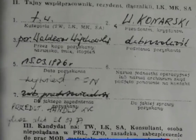 Dziś rocznica uruchomienia TVN. Współwłaściciel -Jan Wejchert. TW Konarski. Zwerbowany przez por. Waldemara Więckowskiego z Wydziału II KS MO w marcu 1976 r. Strona zachodnioniemiecka uznała go za "podpułkownik polskiej służby wywiadowczej" – napisał w świetnym opracowaniu