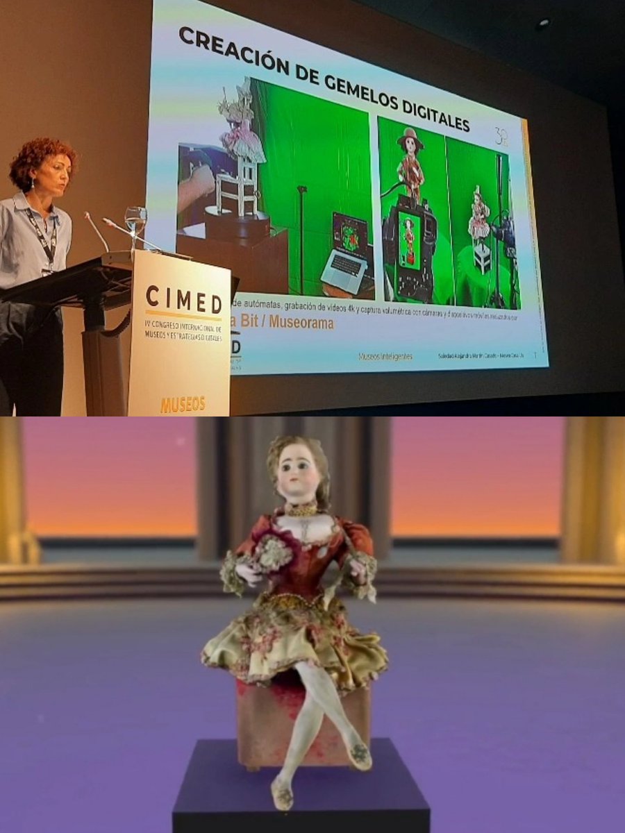 Ha sido un privilegio para el #museo participar en el Congreso Internacional #CIMED de @REMED en la <a href="/UPV/">Universitat Politècnica de València</a> dando a conocer el proceso de creación de los gemelos digitales de los autómatas de nuestra colección. ⚜️

#Digitalización #MuseosInteligentes