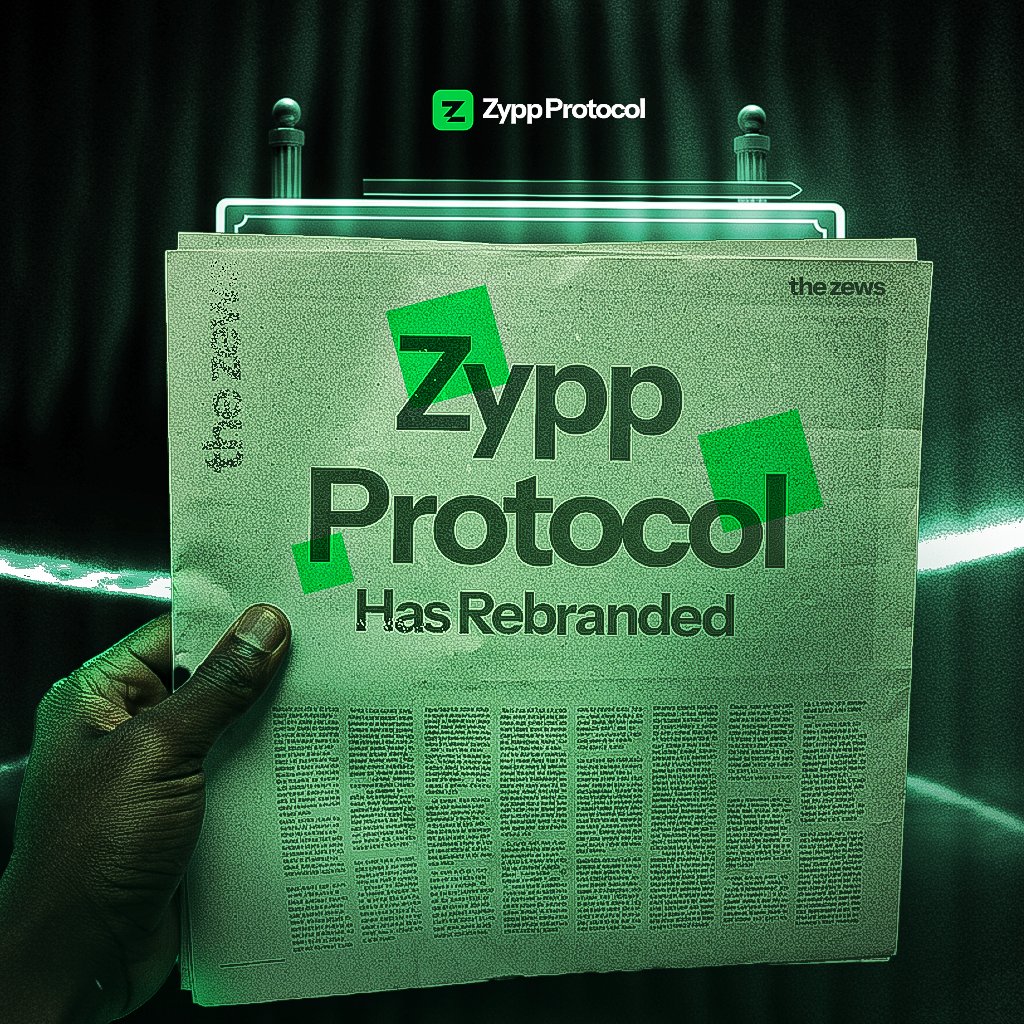 use_zypp's tweet image. We’ve rebranded ✨
Zypp Protocol is now a movement. The offline-first payment layer for Solana gets a sharper identity, stronger vision, and fresh look.
Offline. Instant. Secure.
New look. Same mission. Bigger future.
👀 Join the waitlist now!
zypp.fun