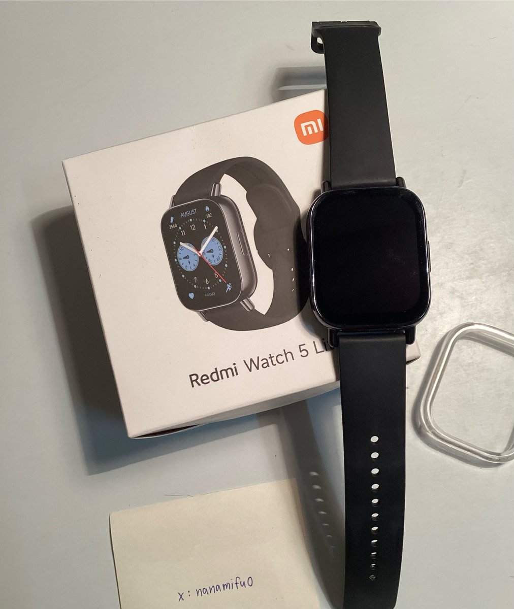 nanamifu0's tweet photo. redmi watch 5 lite สภาพสวย
- ปล่อยต่อ 850 อุปกรณ์ครบ
#ส่งต่อนาฬิกา #ส่งต่อxiaomi
#xiaomismartwatch #redmiwatch5lite
#smartwatchมือสอง #มือ2 https://t.co/wltKNf34jG