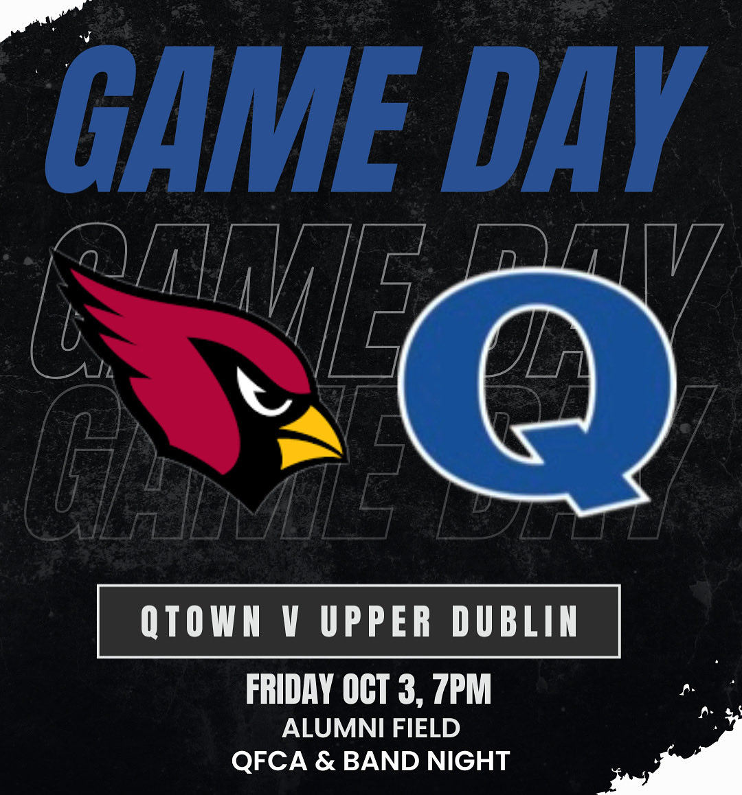 QTOWN FOOTBALL (@qpantherfb) on Twitter photo It’s GAMEDAY! We’re Back at Alumni Field to take on Upper Dublin. #PPF It’s GAMEDAY! We’re Back at Alumni Field to take on Upper Dublin. #PPF