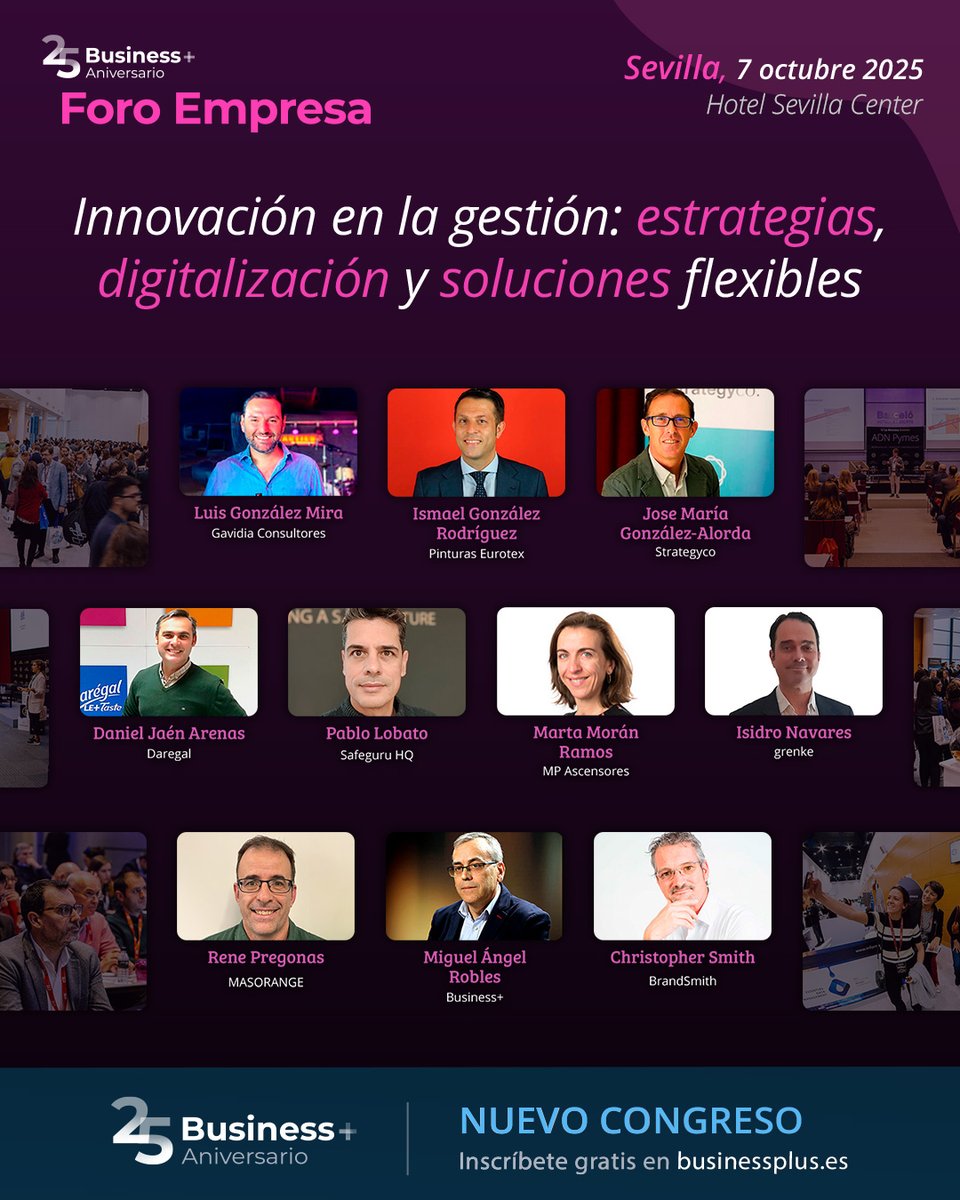 📊No te pierdas #ForoEmpresa Sevilla!! 
el 7 de Octubre en el Hotel Sevilla Center