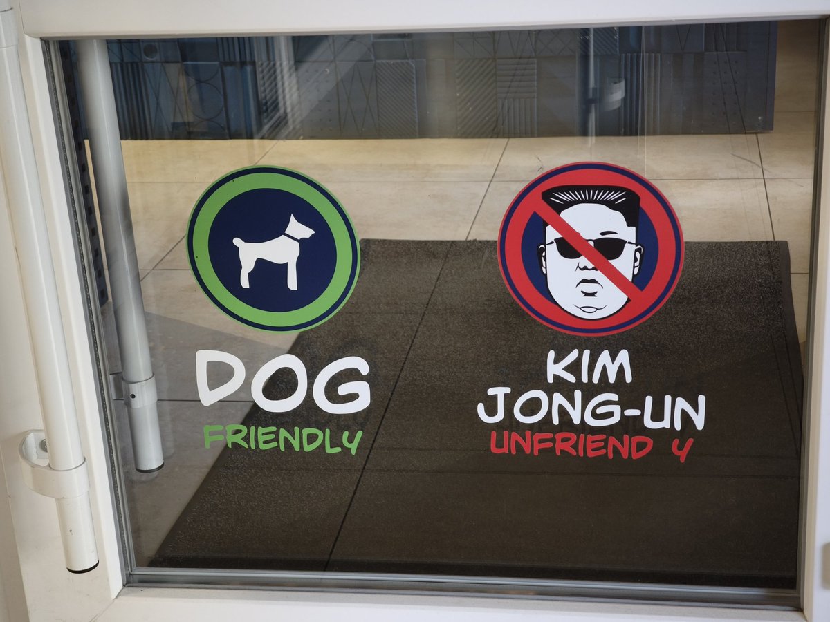 Azety's tweet image. #restaurant in #Kyiv #Ukraine #dog #kim #kimjongun