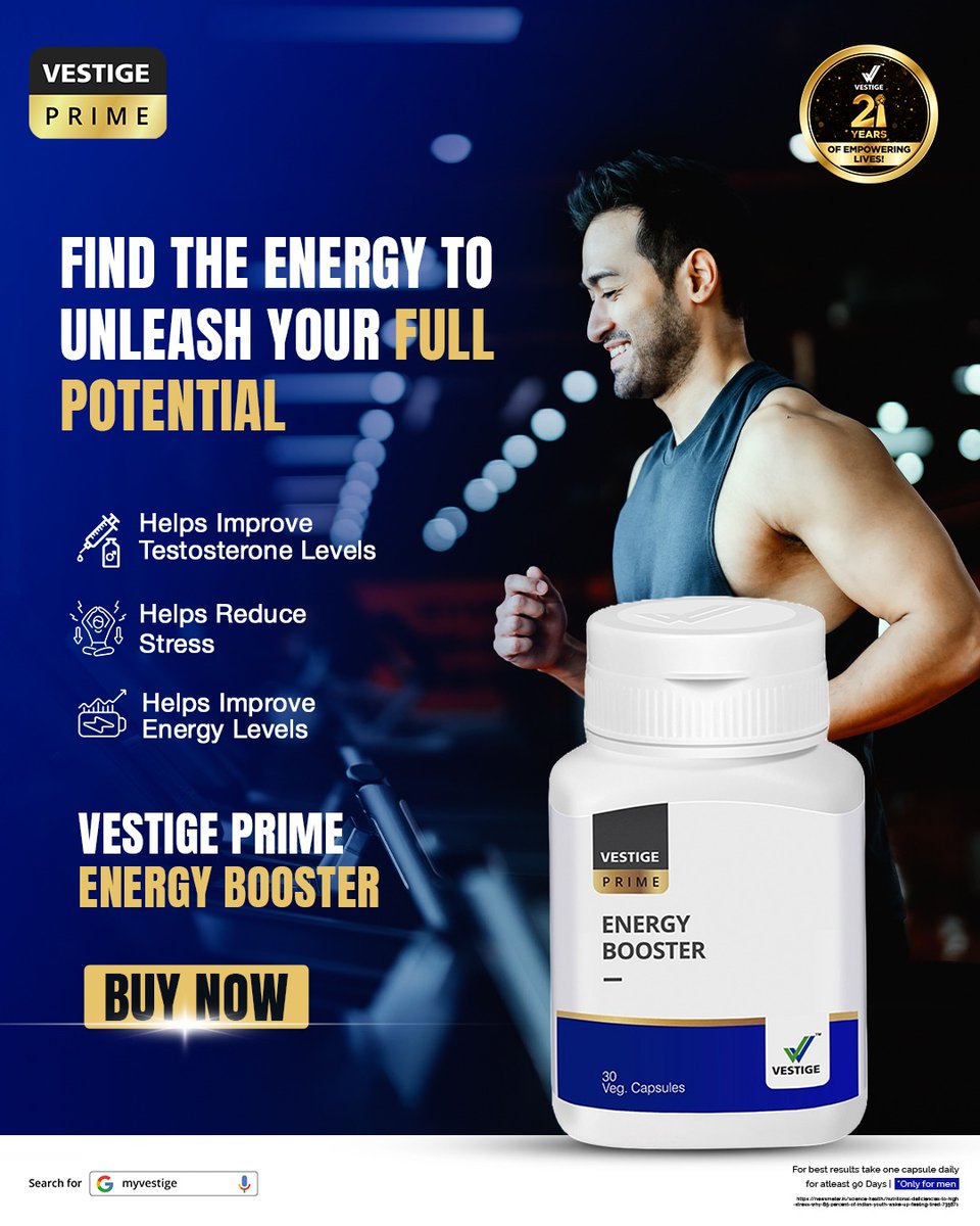 vestigemkt's tweet image. Rediscover the energy to be your best in everything you do with Vestige Prime Energy Booster.

Buy now

#VestigePrime #EnergyBooster #StayEnergized #BoostYourDay #WellnessJourney #ActiveLifestyle