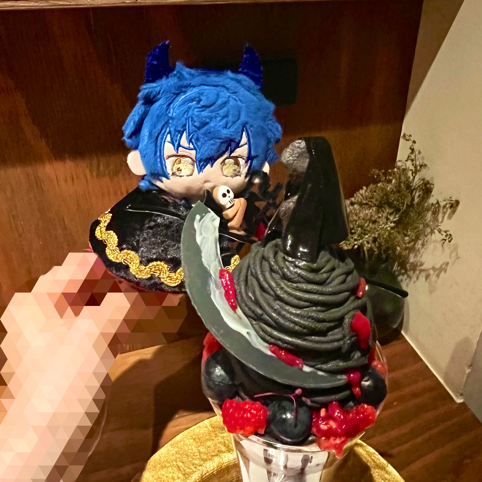 チョコミントパフェのようせいさん⋆* ぬいぐるみ チョコミントパフェ